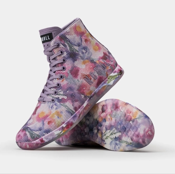 NIB NOBULL FLORAL HIGH-TOP OUTWORK SNEAKER - Picture 2 of 6
